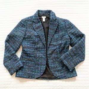 Chico's Houdstooth Blazer